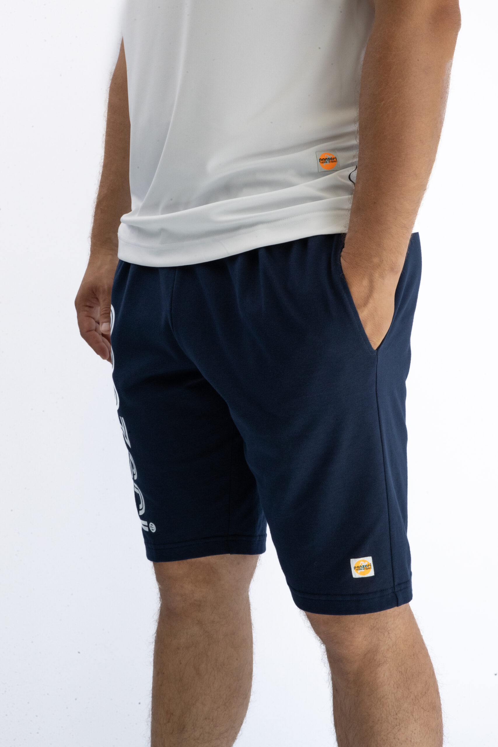 Bermuda Homme – Park B – Bleu Marine / Blanc – Image 4