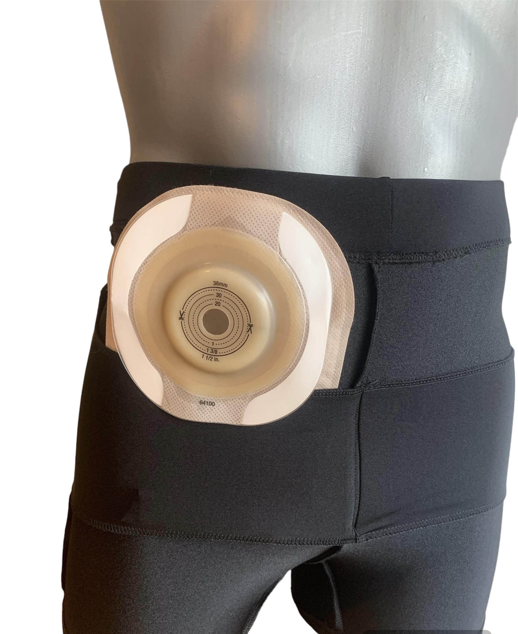 Boxer Bain adapté stomie – Taille Haute – Homme – Image 4