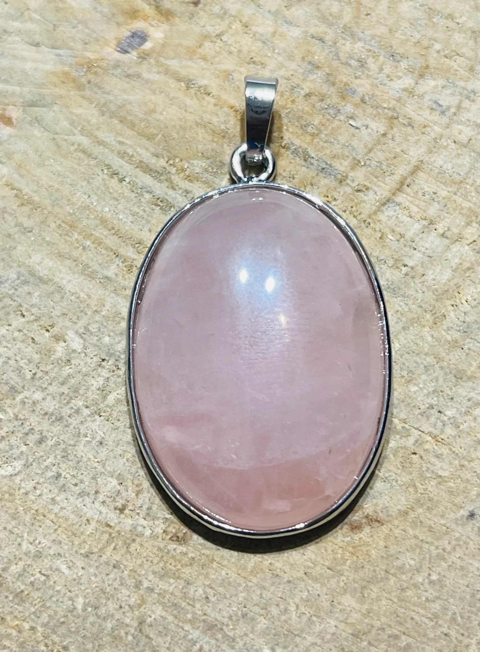 Pendentif en quartz rose – Image 2