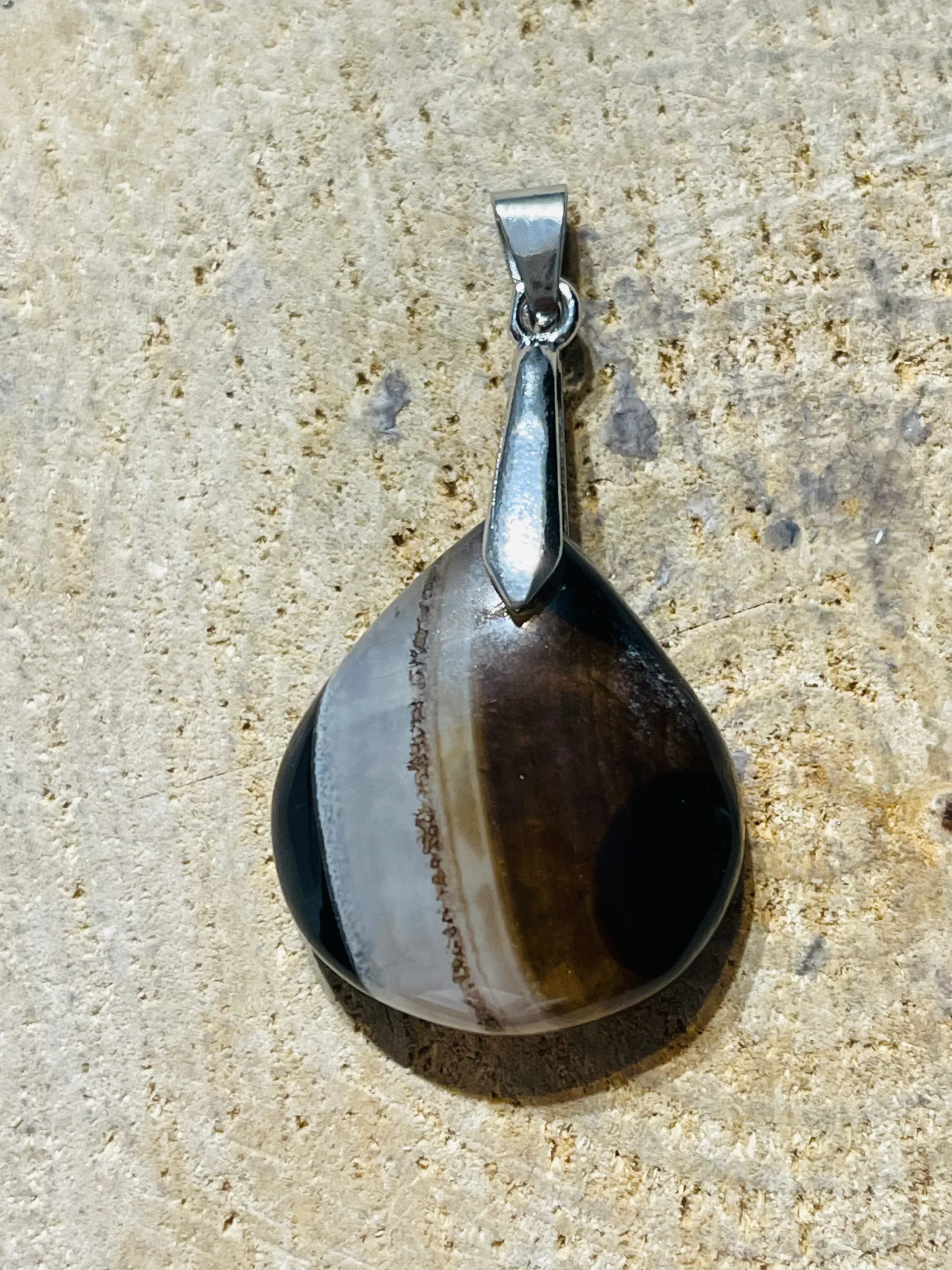 Pendentifs en Agate à bandes au choix (2) – Image 7