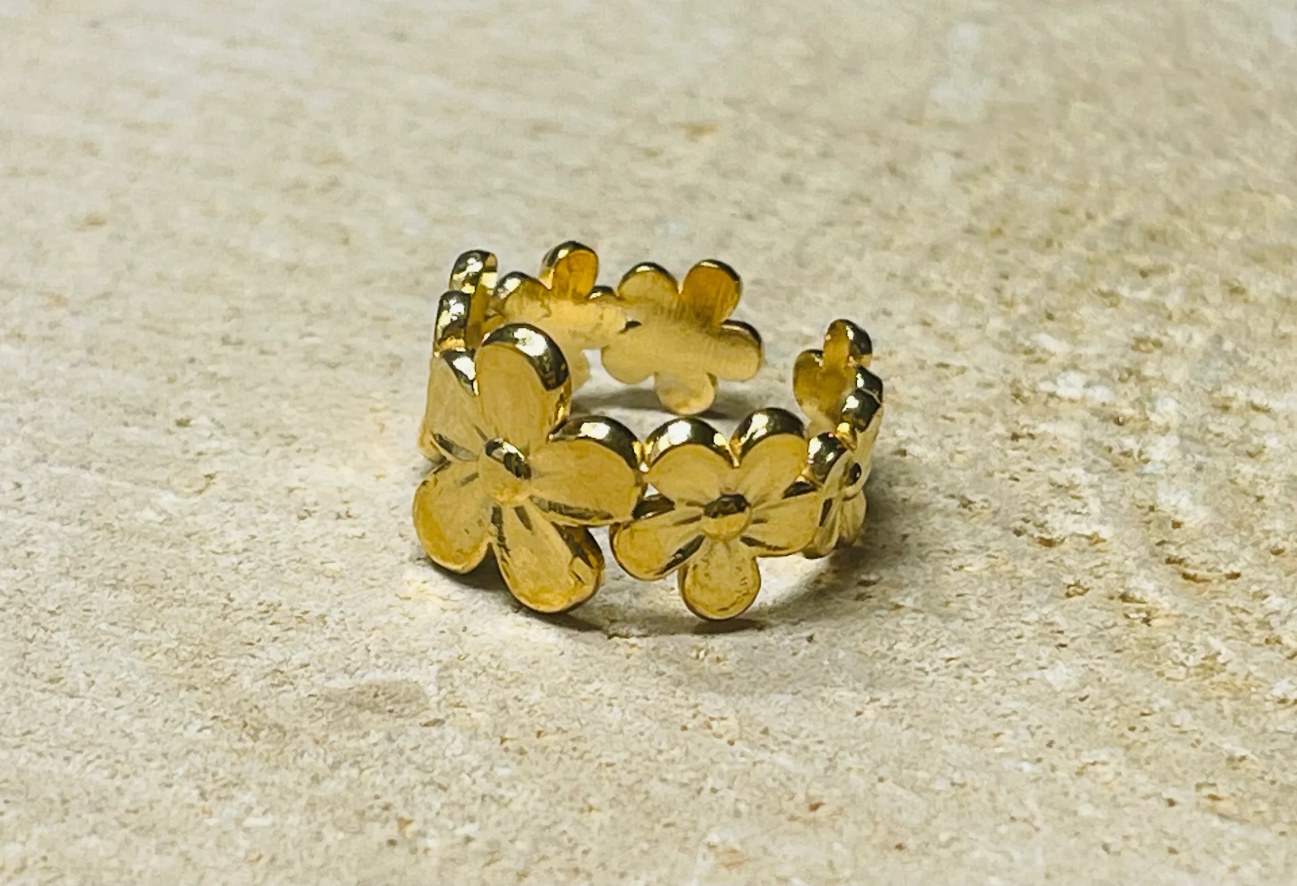 Bague Fleur, Taille 43-50(réglable)