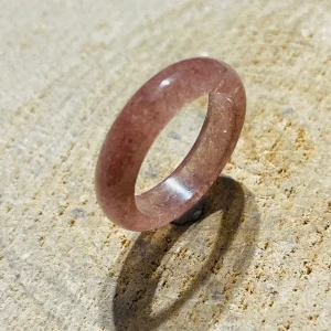 Bague en Quartz fraise