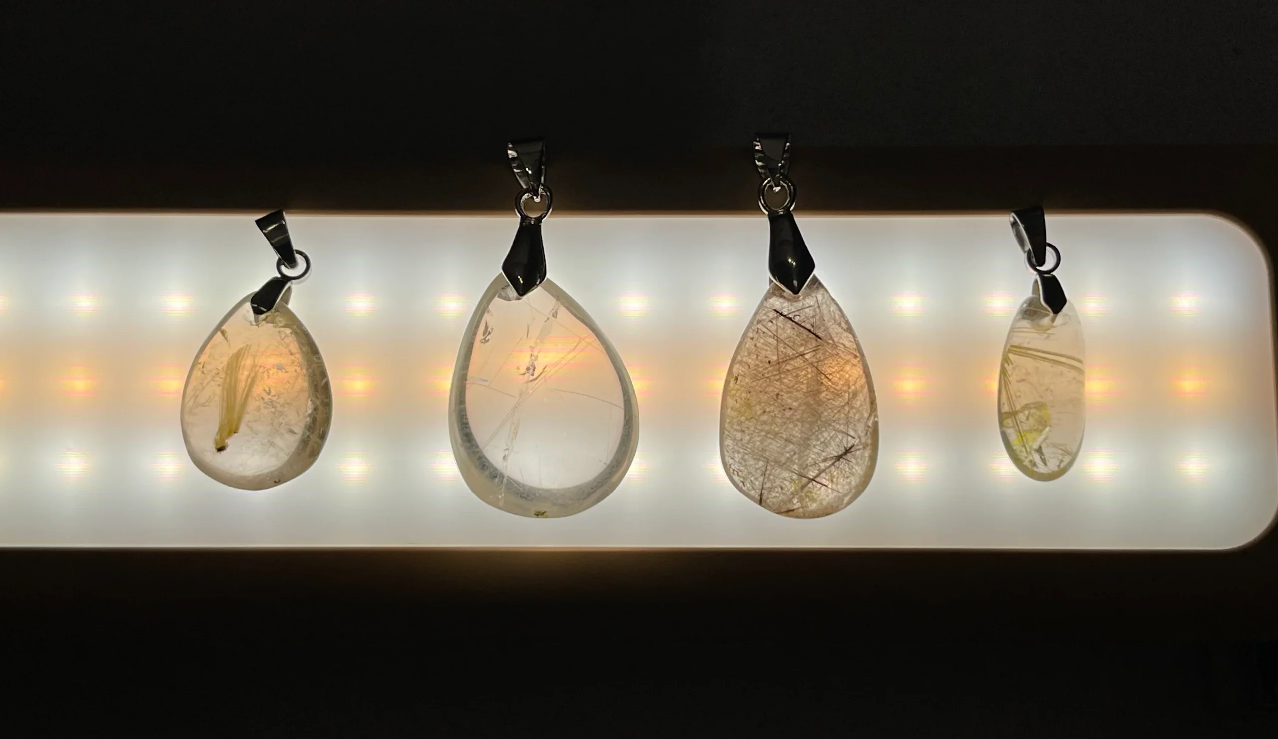 Pendentif en Quartz rutile doré au choix – Image 3