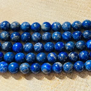 Perles en pierre naturelle en Lapis lazuli en 8 mm
