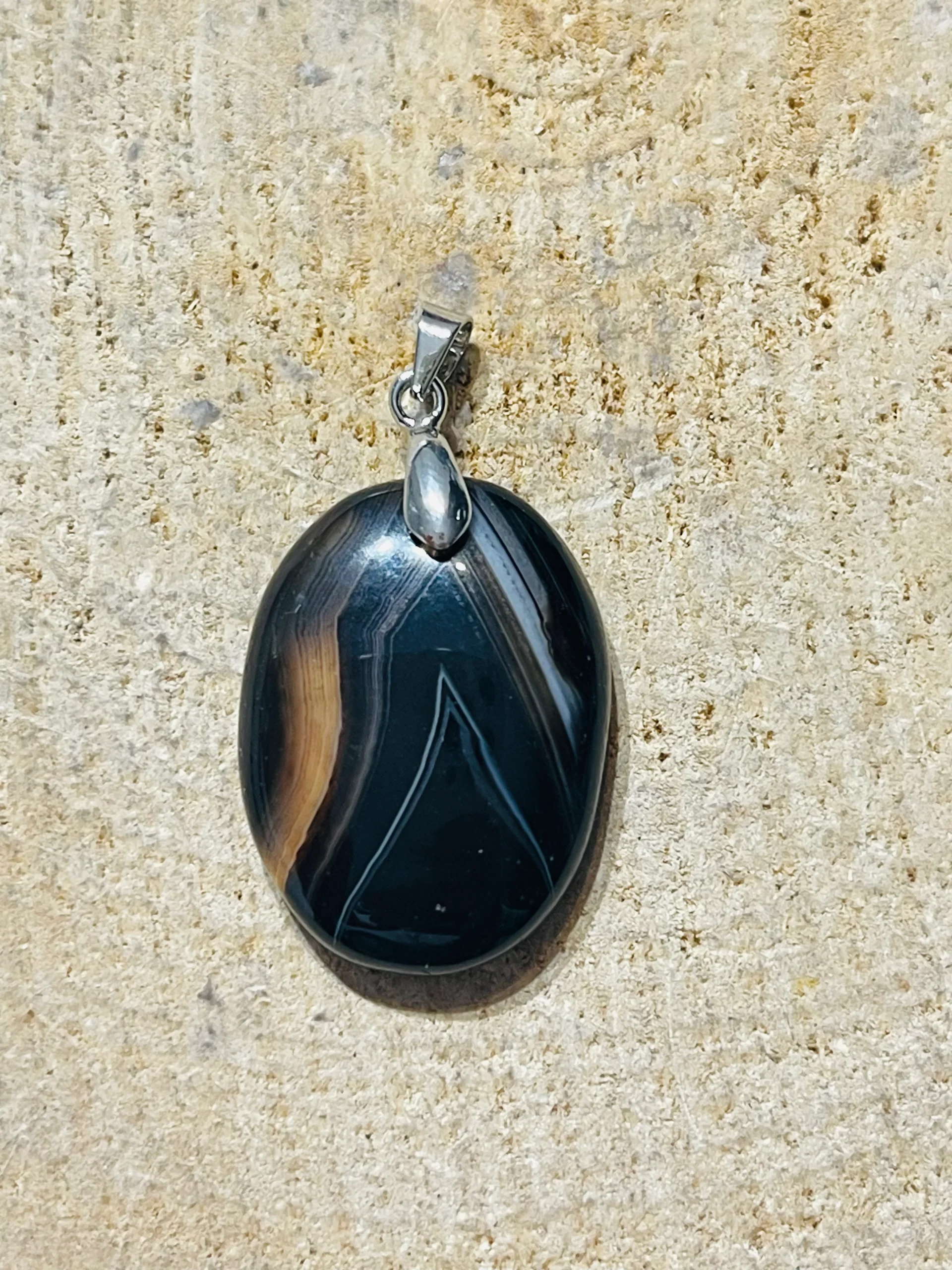 Pendentifs en Agate à bandes au choix – Image 5