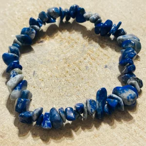 Lot de 5 Bracelets en perles naturelles en Lapis-lazuli (67)