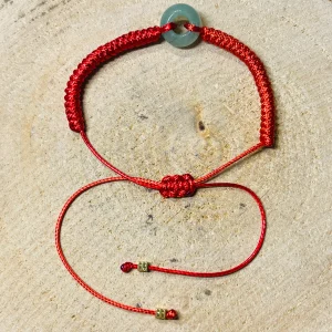 Lot de 5 Bracelets réglables en perle naturelle en Aventurine verte (43)