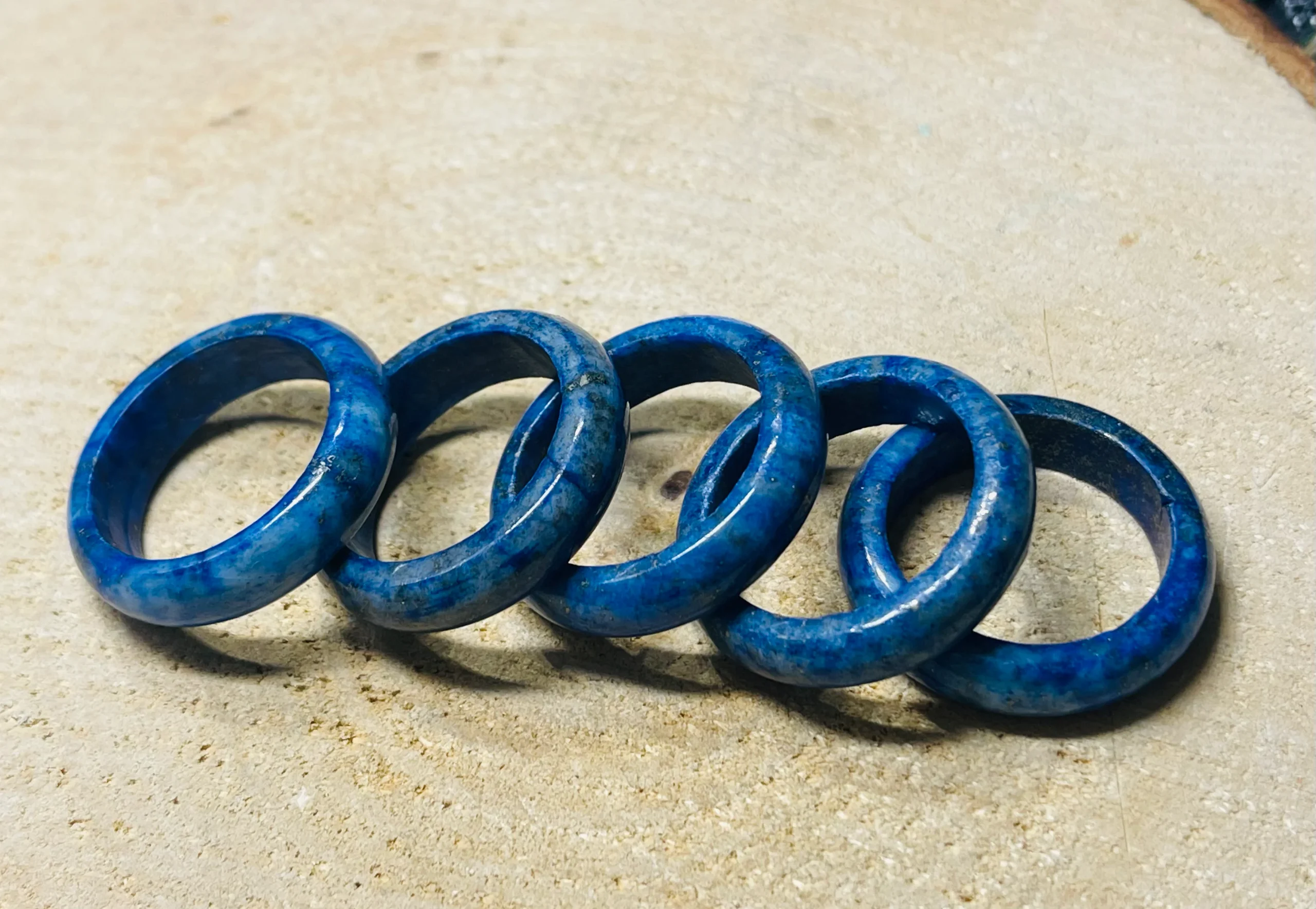 Bague en Lapis-lazuli ,taille 54 – Image 3