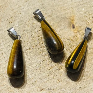 Pendentif en Å’il de tigre