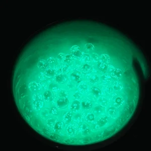 Lot de Perles Lumineuses en verre blanches 8 mm pour bracelet