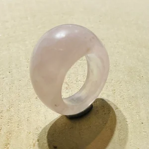 Grosse Bague en Quartz rose