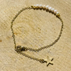 Lot de 5 Bracelets en perles de culture (101)