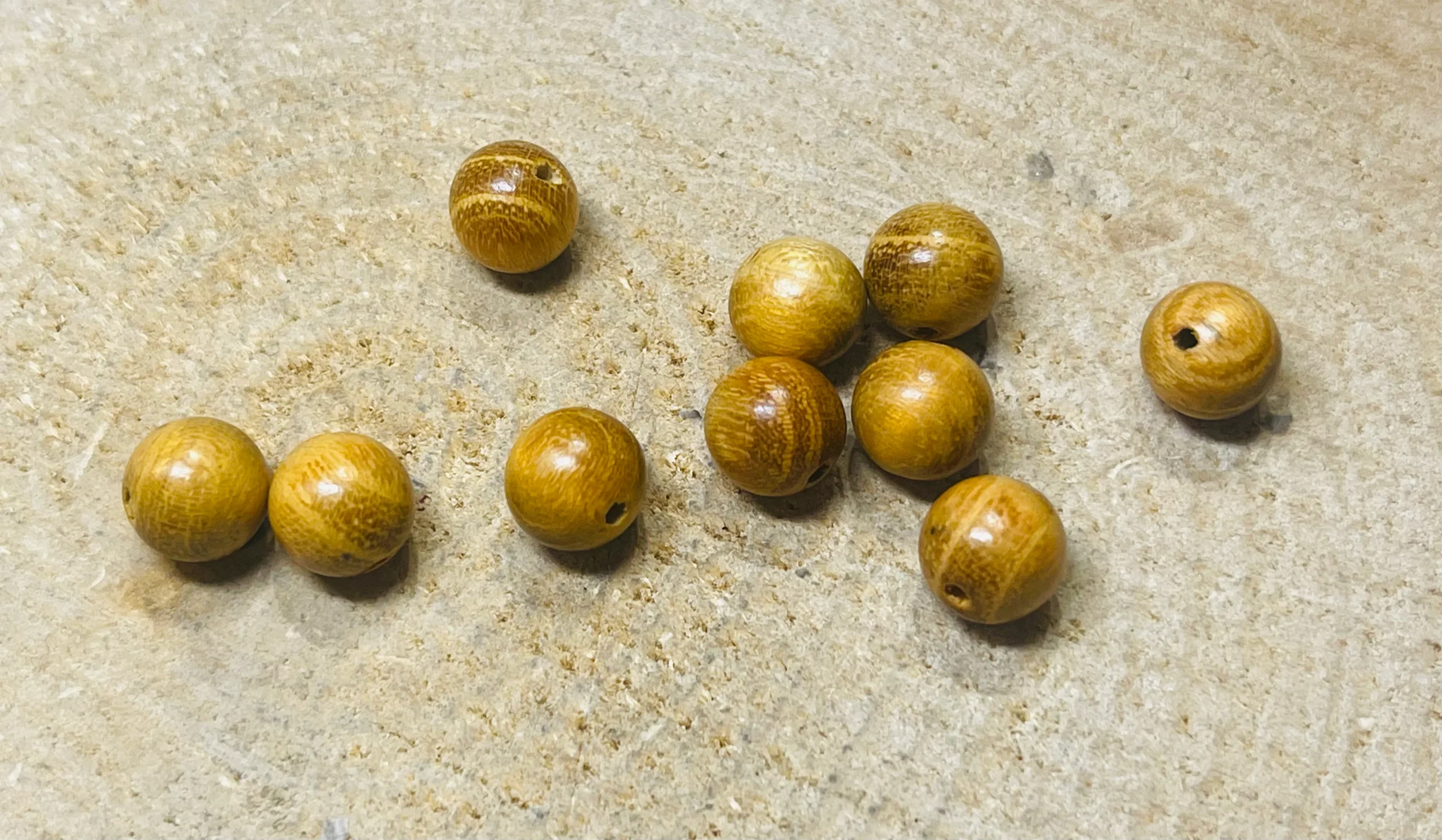 Perles en Bois de Bocote en 8 mm