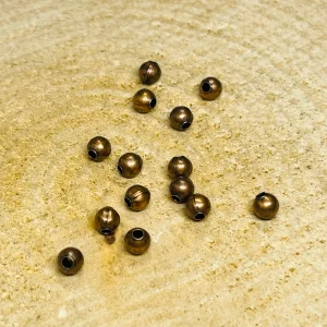 Lot de 20 intercalaires Perle Cuivre 4 mm pour bracelet