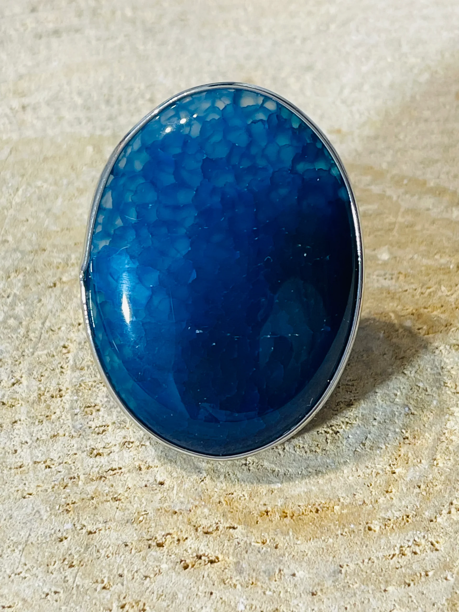 Bague sertie d’Agate, taille réglable (1) – Image 3