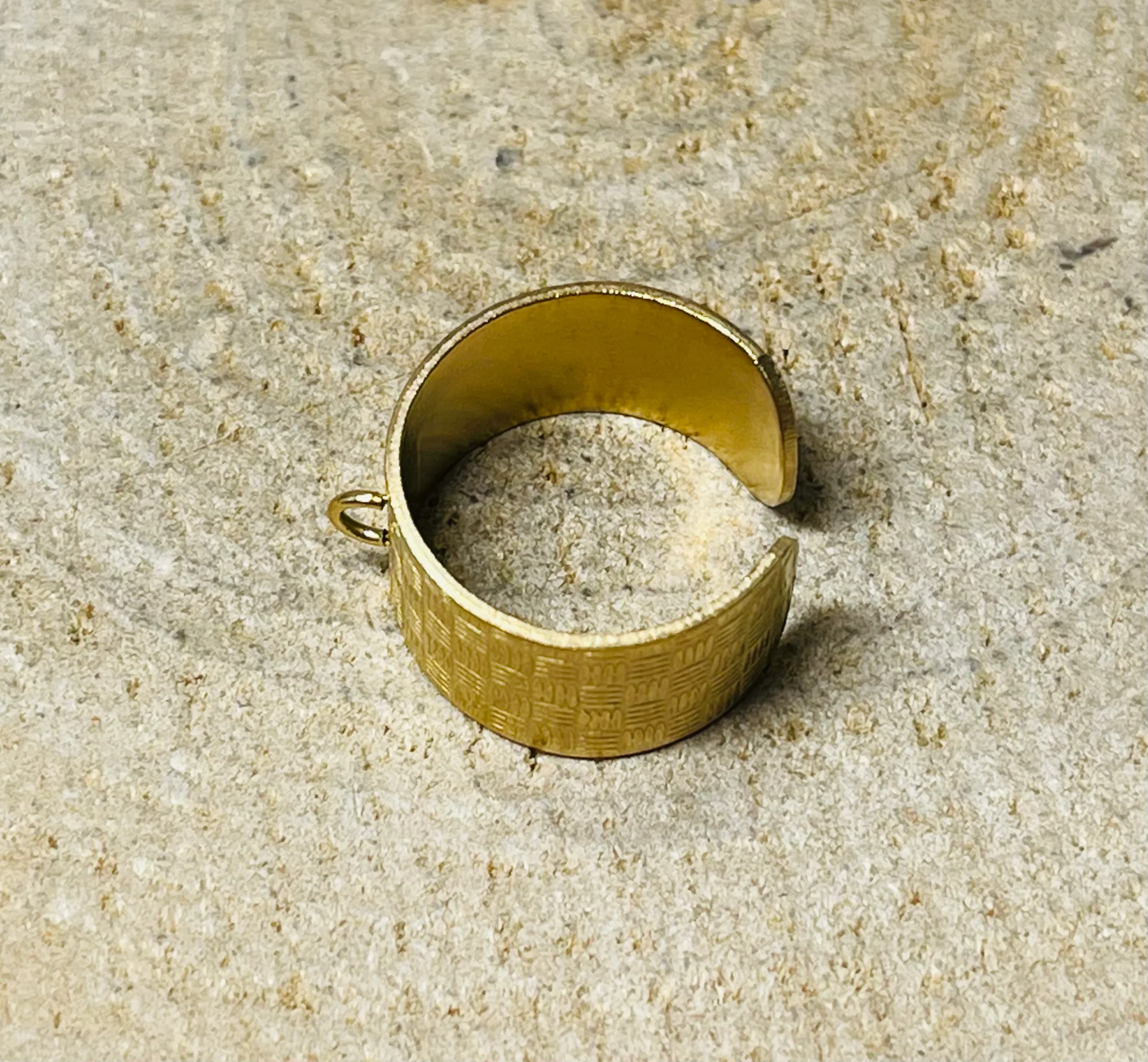 Lot de 5 Bagues pour creation, Taille 53-61 ( réglable ) – Image 3