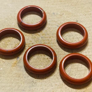 Bague en Jaspe rouge