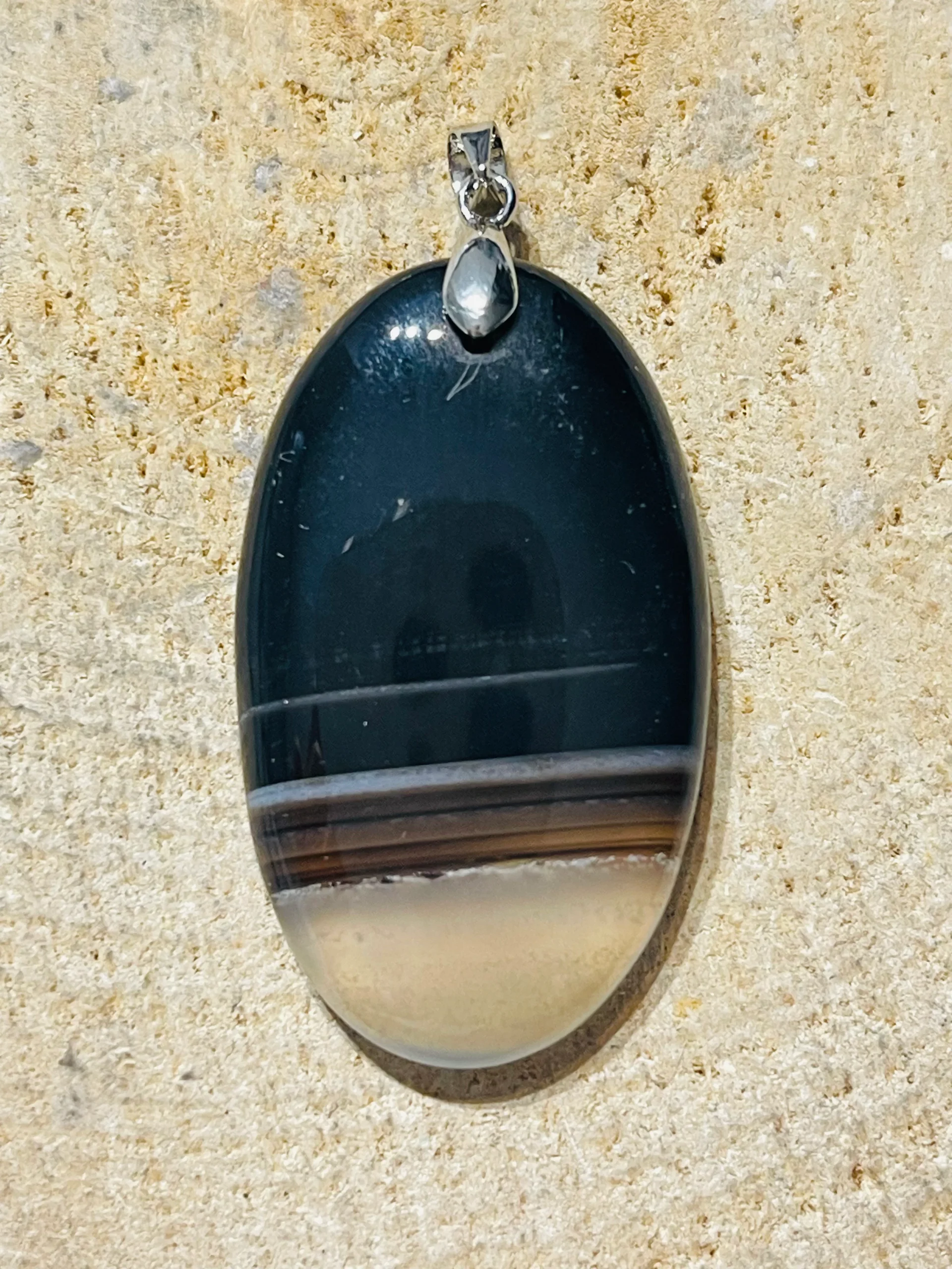 Pendentifs en Agate à bandes au choix – Image 3