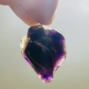 Pendentif en Pierre naturelle Améthyste de France (2)