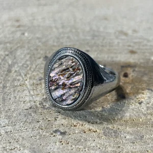 Bagues en coquille d’ormeau