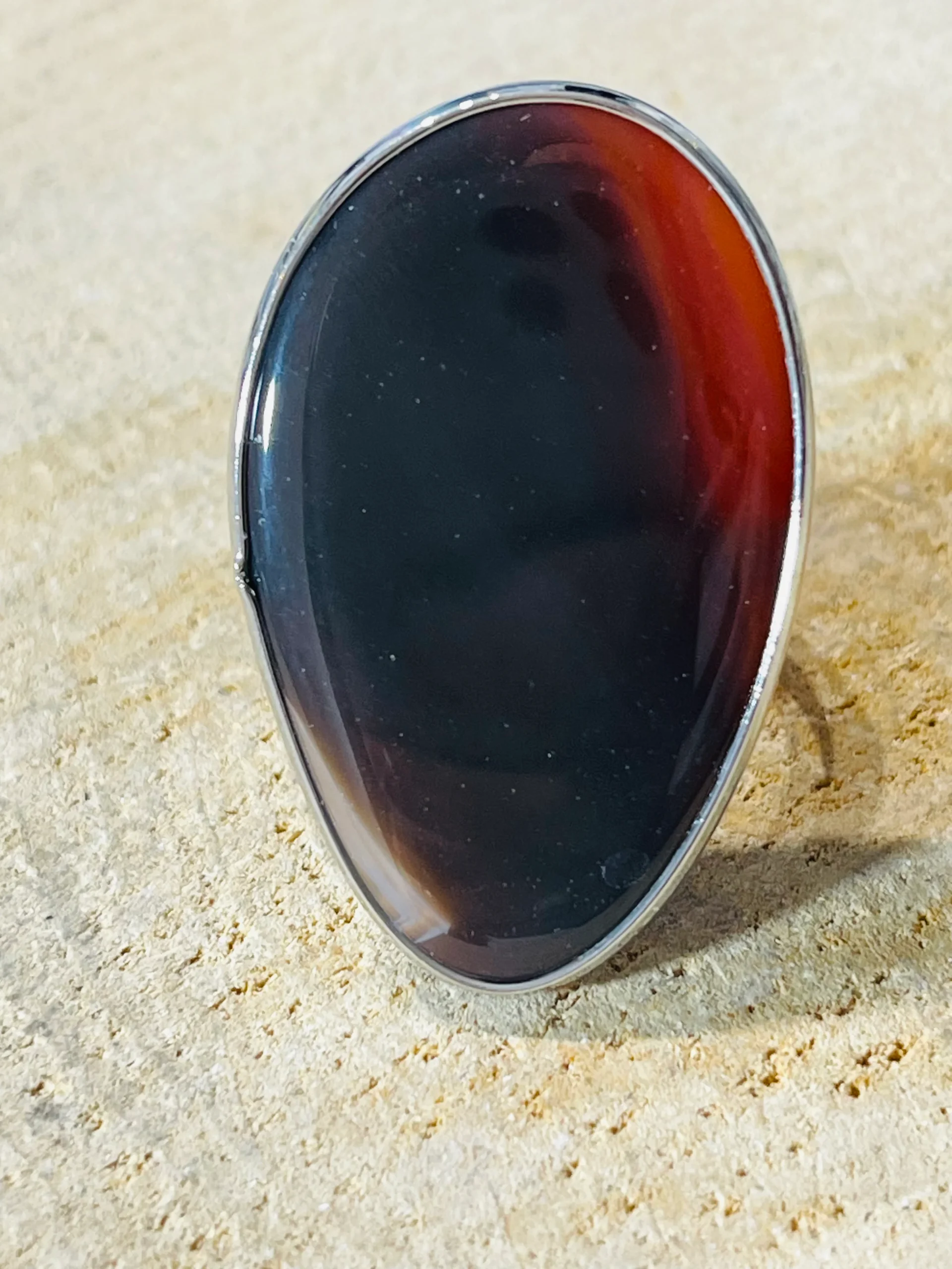 Bague sertie d’Agate, taille réglable (1) – Image 4