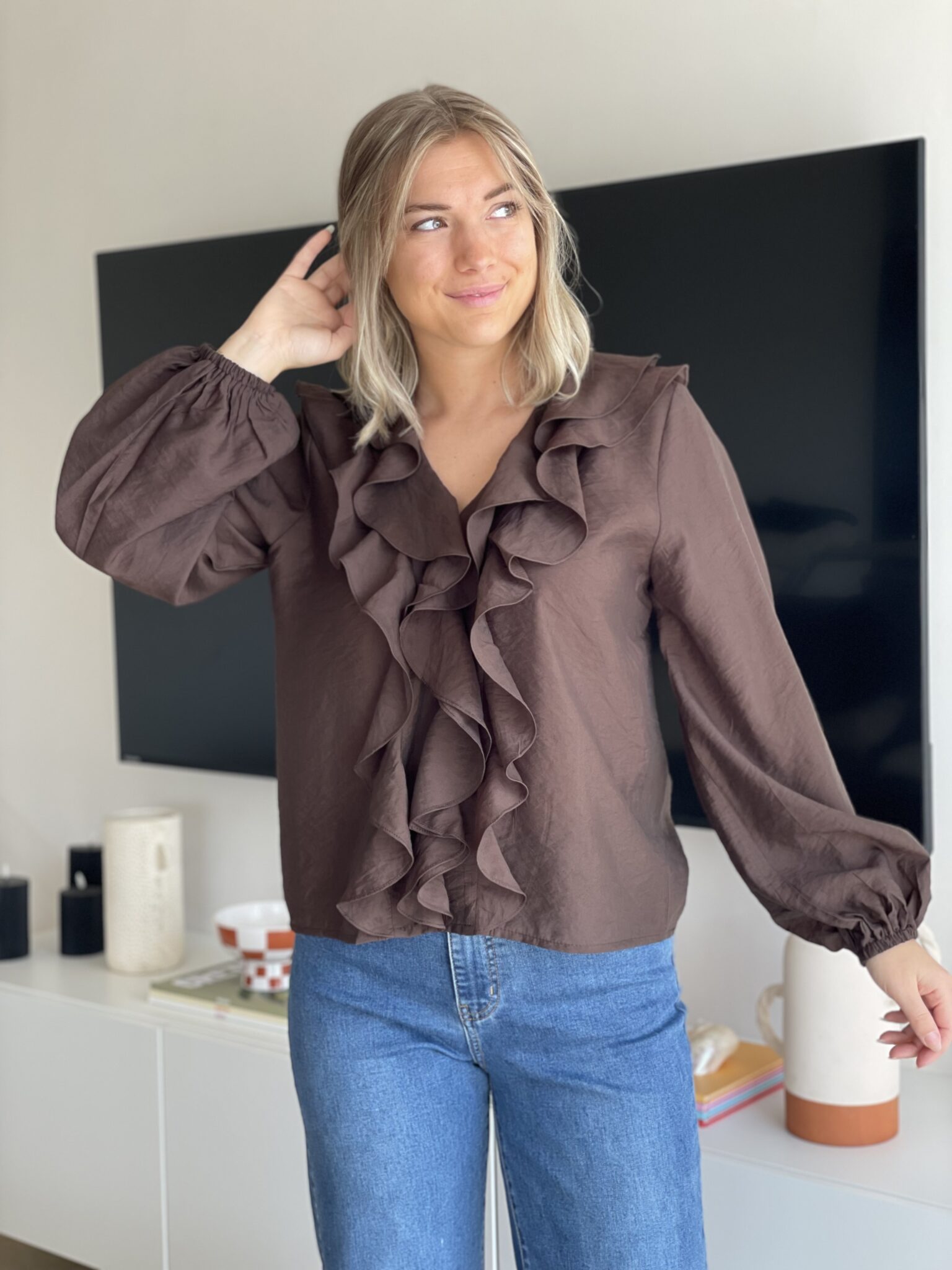 Blouse Pauline Chocolat