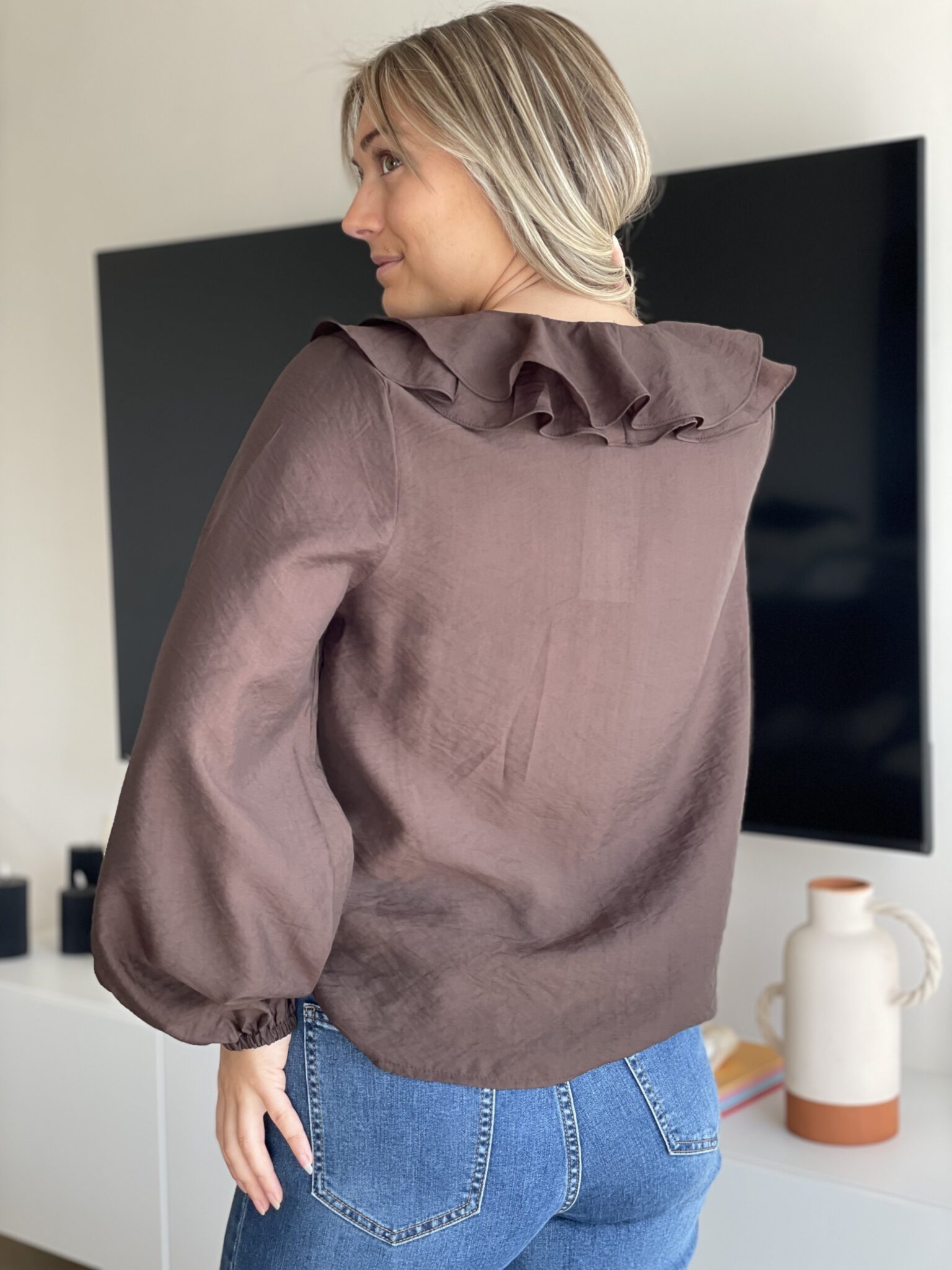 Blouse Pauline Chocolat – Image 4