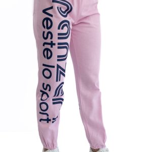 Jogging Femme – Uni H – Rose / Bleu Marine