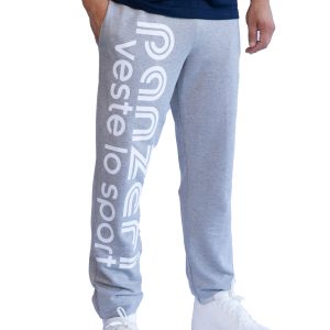 Jogging Homme – Park O – Gris Chiné / Blanc