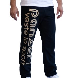 Jogging Homme – Uni H – Noir / Or