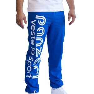 Jogging Homme – Uni H – Bleu Roi / Blanc