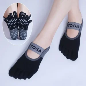 Chaussures chaussettes 5 doigts de yoga anti dérapante