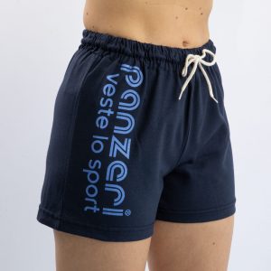 Short Femme – Uni A – Bleu Marine / Bleu Nacré