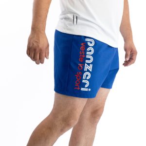 Short Homme – Uni A – Bleu France / Blanc Rouge