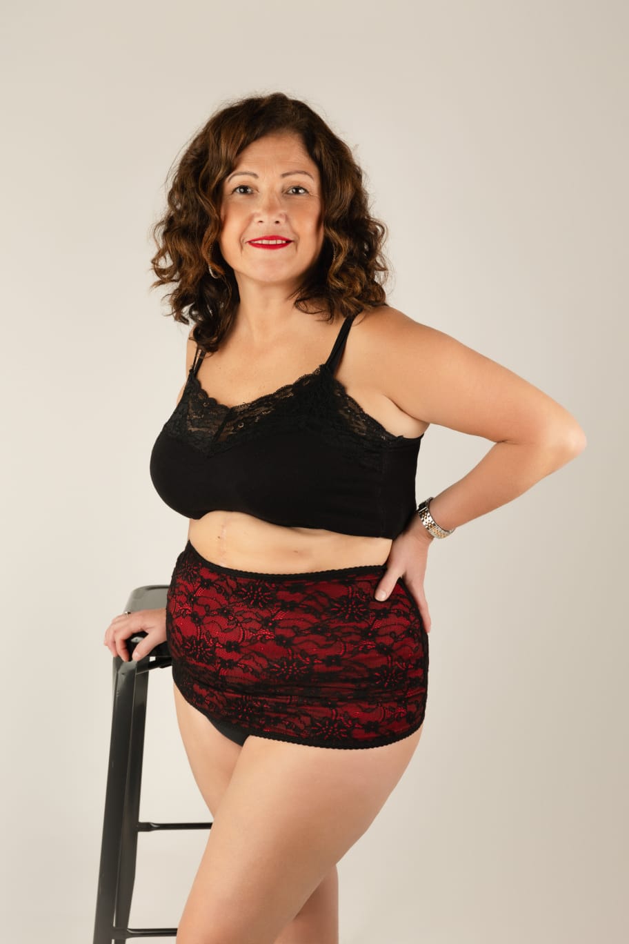 Bandeau stomie en dentelle – Audacieuse – Image 3