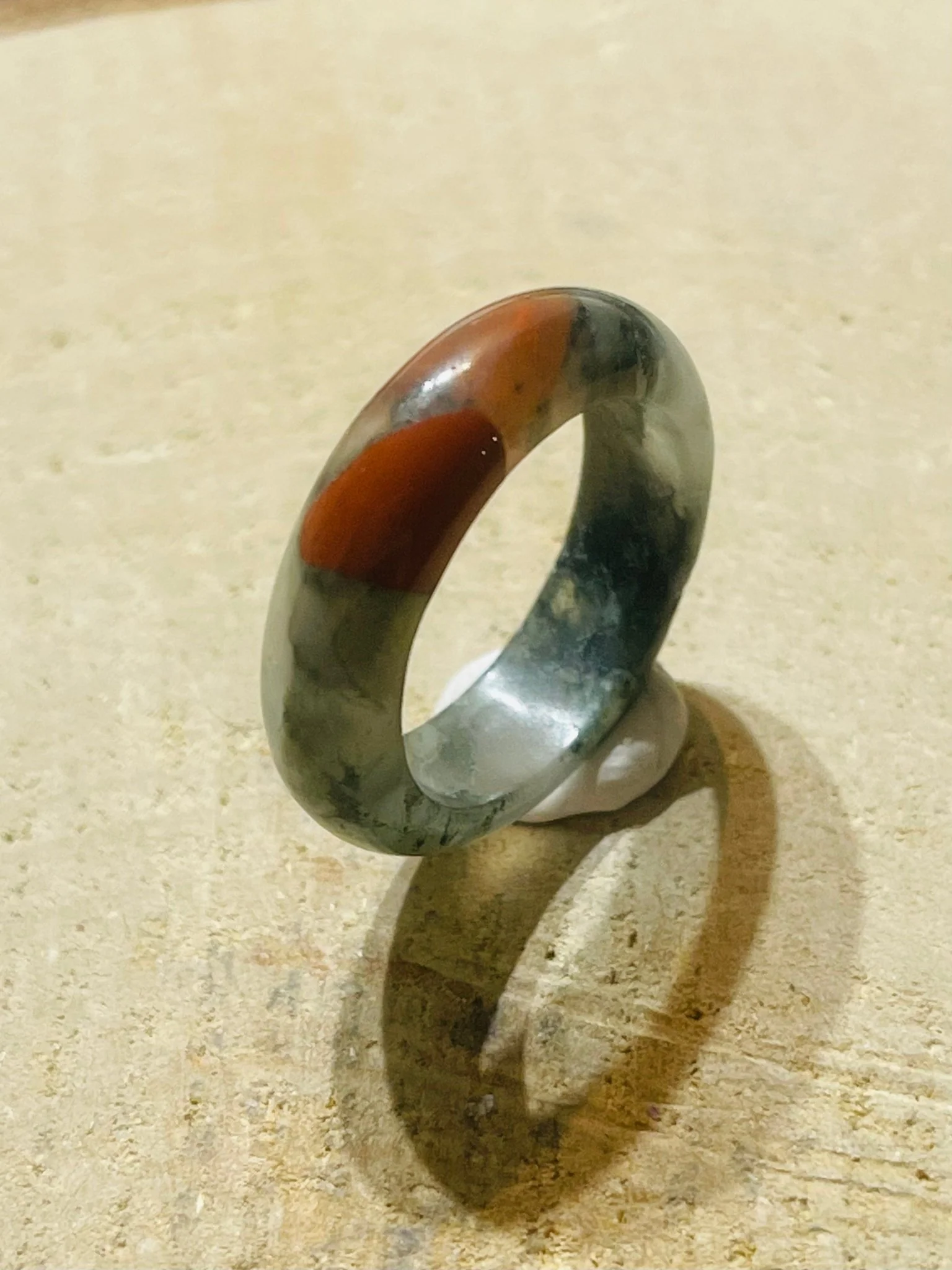 Bague en Jaspe Blood stone – Image 5