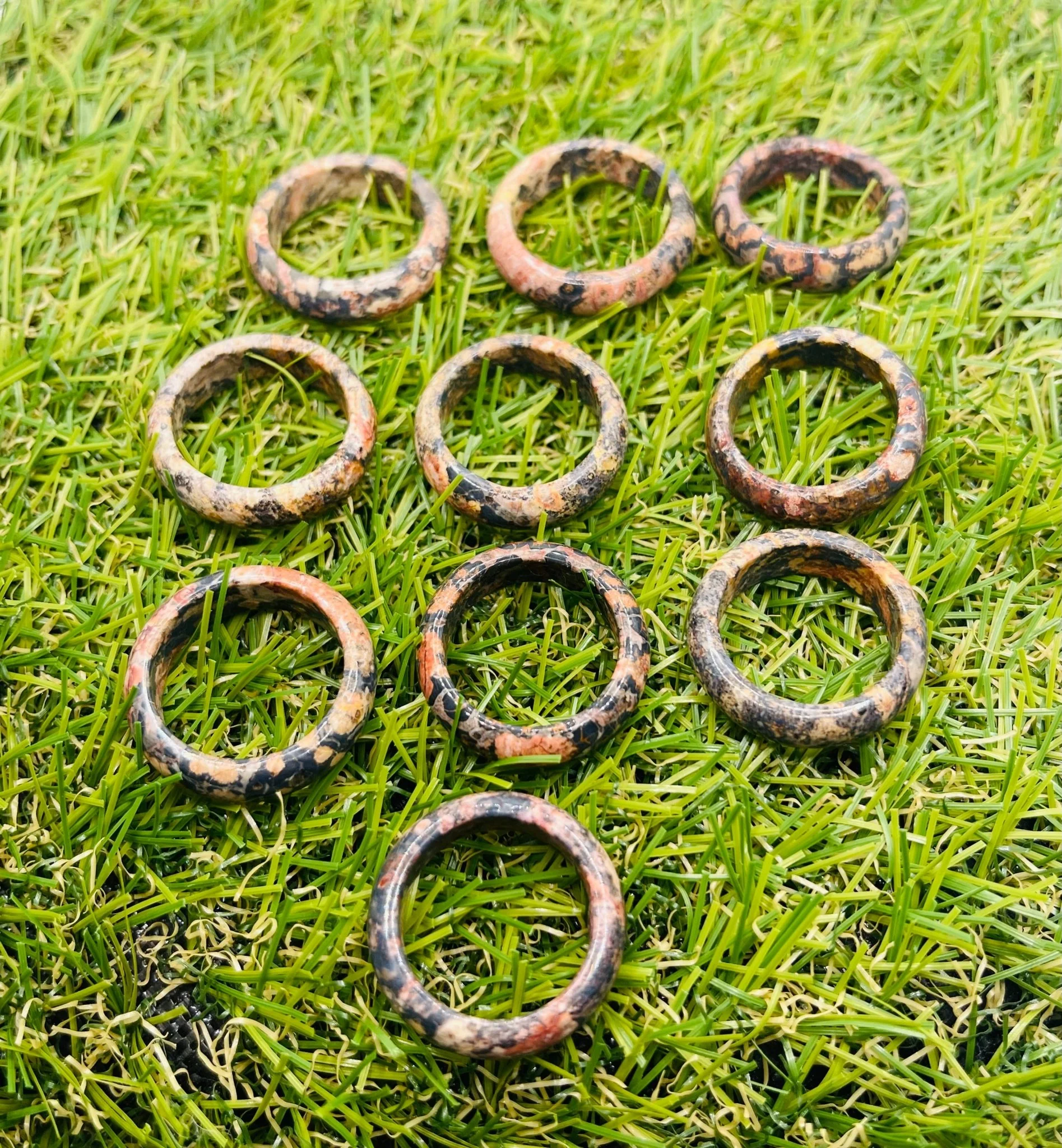 Bague en Jaspe Leopard – Image 2