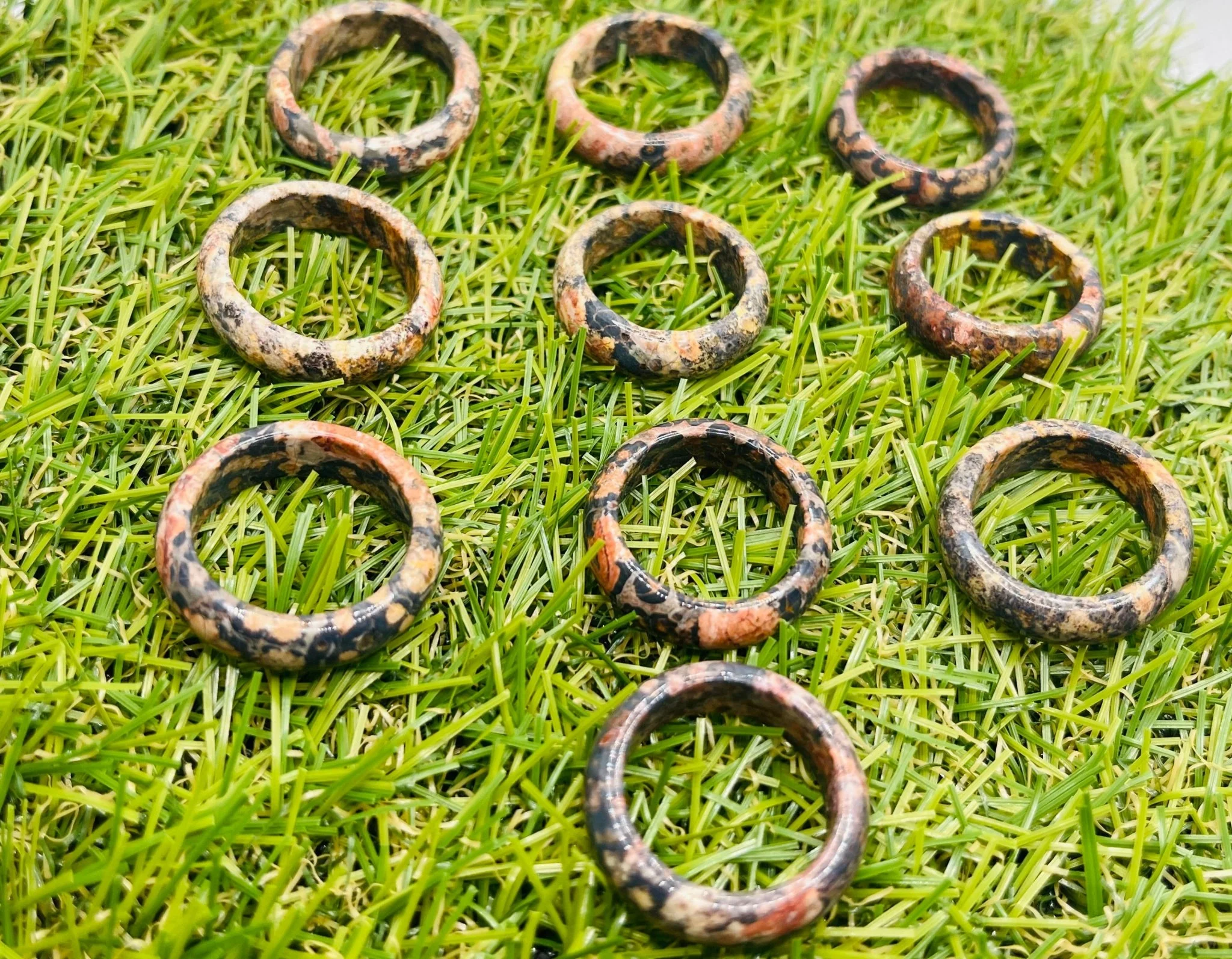 Bague en Jaspe Leopard – Image 3