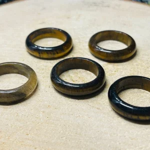 Bague en Oeil de tigre, taille 61