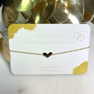 BRACELET PETIT COEUR DORE