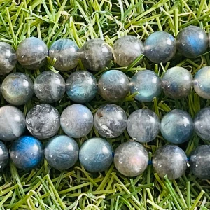 Perles en pierre naturelle en Labradorite en 8 mm