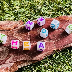 Lot de 200 intercalaires Lettre pour bracelet