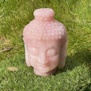 Magnifique Bouddha en Quartz rose