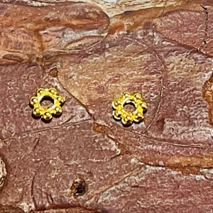 Lot de 20 intercalaires Fleur dorée pour bracelet