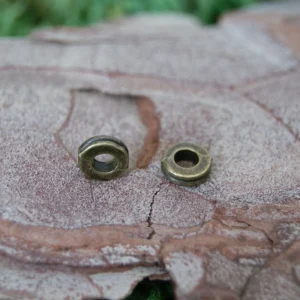 Lot de 20 intercalaires Double rond bronzé pour bracelet