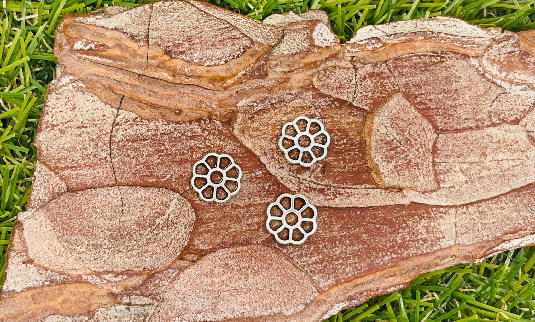 Lot de 20 intercalaires Fleur pour bracelet