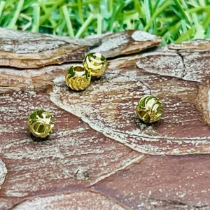 Lot de 20 intercalaires perle tourbillon doré pour bracelet