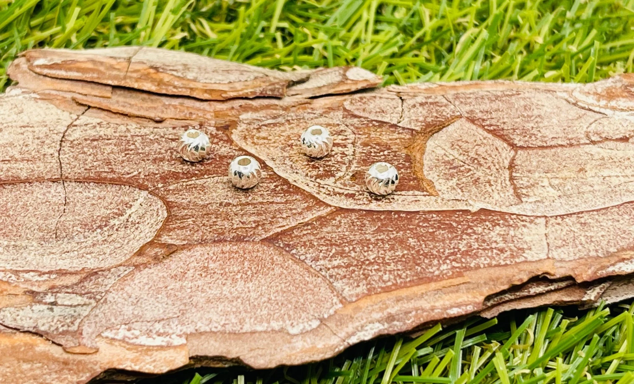 Lot de 20 intercalaires perle tourbillon argenté pour bracelet – Image 3