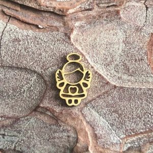 Lot de 5 Breloques Ange doré pour bracelet