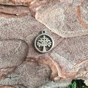 Lot de 5 Breloques Arbre de vie pour bracelet